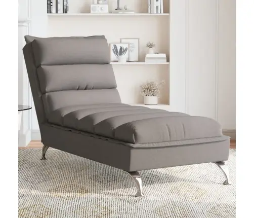 Zvilnis Ar Spilveniem, Pelēkbrūns, Audums Vidaxl