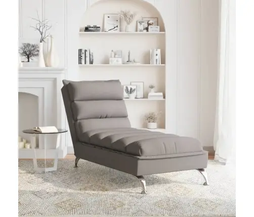 Zvilnis Ar Spilveniem, Pelēkbrūns, Audums Vidaxl