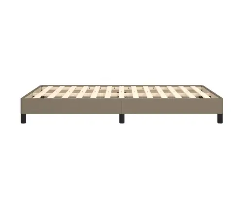 Voodiraam Ilma Madratsiga, Pruunikashallist, 120X190 cm Kangas