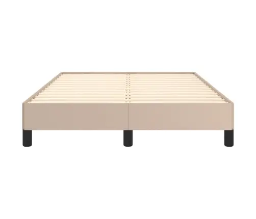 Lovos Rėmas Be Čiužinio, Kapučino, 120X190cm Dirbt. Oda