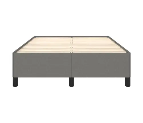 Voodiraam Ilma Madratsiga, Tumehall, 120X190 cm Kangas