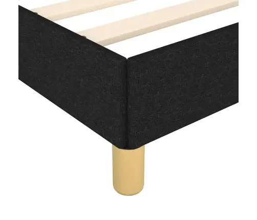 Voodiraam Ilma Madratsiga, Must, 120X190 cm Kangas