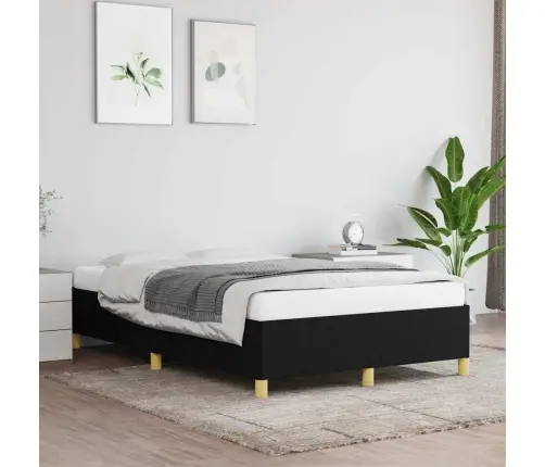 Voodiraam Ilma Madratsiga, Must, 120X190 cm Kangas