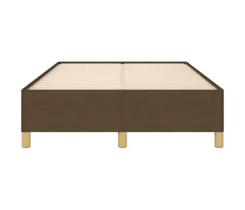 Gultas Rāmis Bez Matrača Tumši Pelēks 120X190 Cm Audums Vidaxl