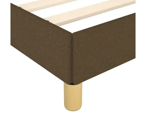 Gultas Rāmis Bez Matrača Tumši Pelēks 120X190 Cm Audums Vidaxl