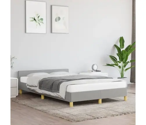 Lovos Rėmas Be Čiužinio, Pilkas, 120X190cm Audinys