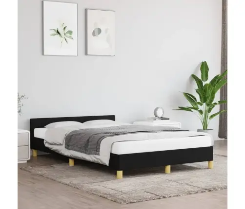 Lovos Rėmas Be Čiužinio, Juodas, 120X190cm Audinys