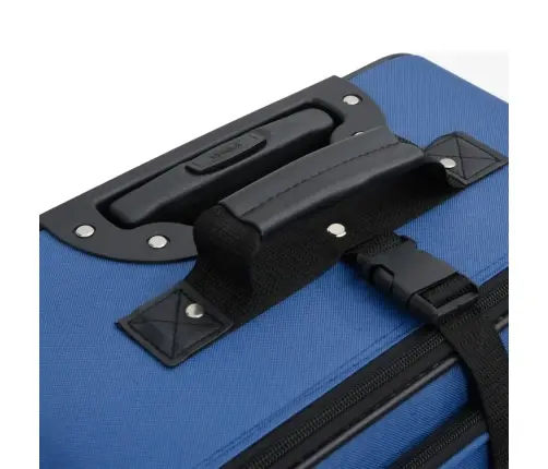 Piecdaļīgs Koferu Komplekts, Zils Audums Vidaxl