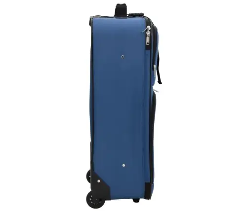 Piecdaļīgs Koferu Komplekts, Zils Audums Vidaxl