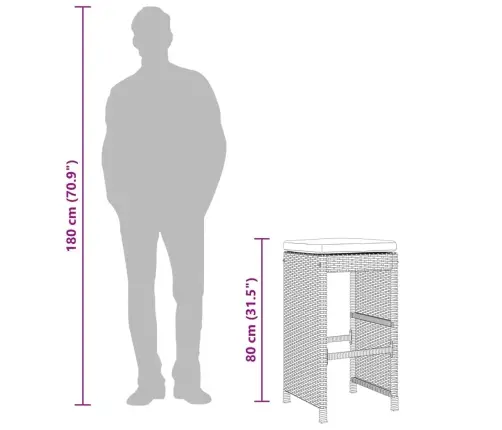 Aia Baaripukid Istmepatjadega, 4 Tk, Hall, Polürotang