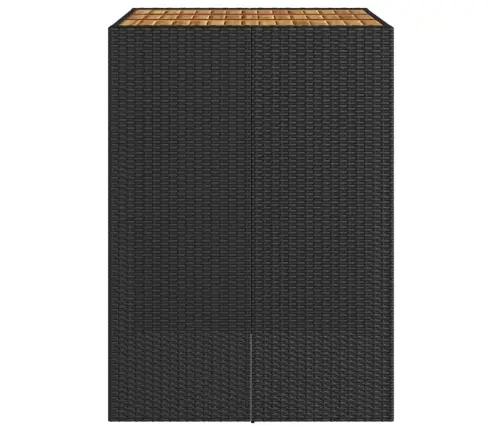 Dārza Galds Ar Akācijas Virsmu, Melns, 105X80X110 Cm, Pe Pinums Vidaxl Dārza Galds Ar Akācijas Virsmu, Melns, 105X80X110 Cm, Pe Pinums Vidaxl