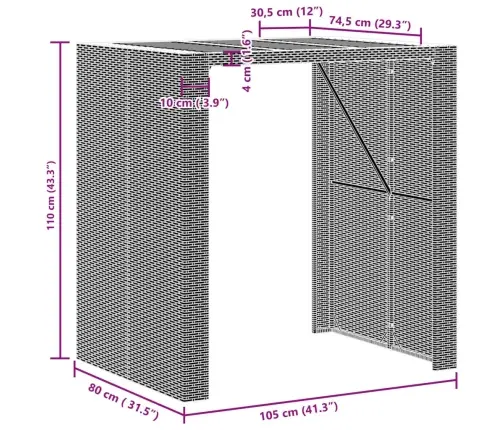 Dārza Galds Ar Akācijas Virsmu, Melns, 105X80X110 Cm, Pe Pinums Vidaxl Dārza Galds Ar Akācijas Virsmu, Melns, 105X80X110 Cm, Pe Pinums Vidaxl