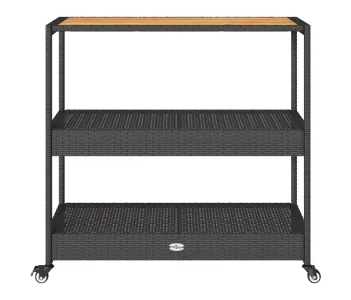 Bāra Ratiņi, 3 Līmeņi, Melna Pe Rotangpalma, Akācijas Koks Vidaxl