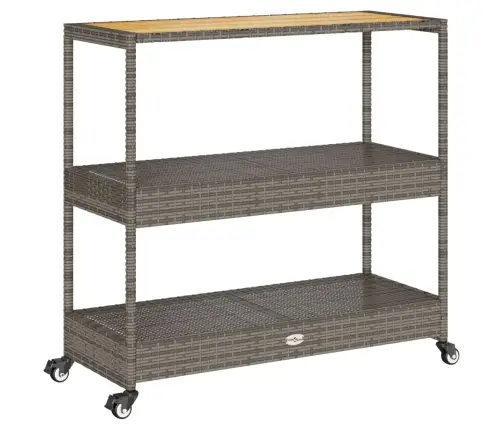 3-Tasandiline Baarikäru, Hall, Polürotang Ja Akaatsiapuit