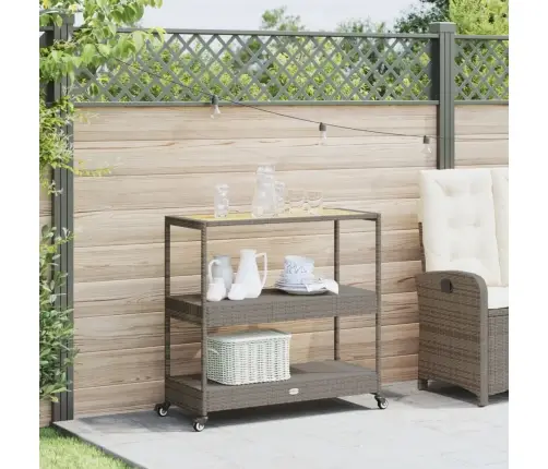 3-Tasandiline Baarikäru, Hall, Polürotang Ja Akaatsiapuit