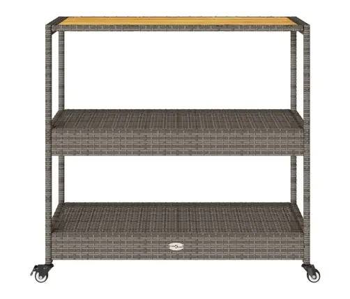 3-Tasandiline Baarikäru, Hall, Polürotang Ja Akaatsiapuit