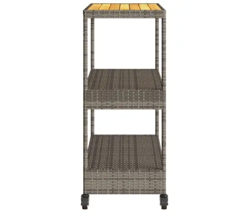 3-Tasandiline Baarikäru, Hall, Polürotang Ja Akaatsiapuit