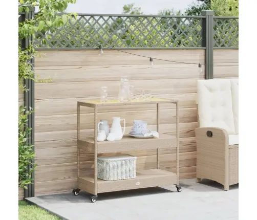 Bāra Ratiņi, 4 Līmeņi, Bēša Pe Rotangpalma, Akācijas Koks Vidaxl