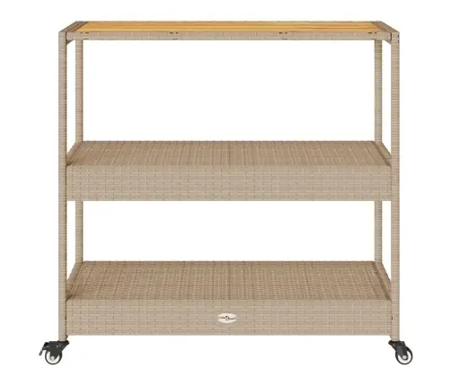 Bāra Ratiņi, 4 Līmeņi, Bēša Pe Rotangpalma, Akācijas Koks Vidaxl