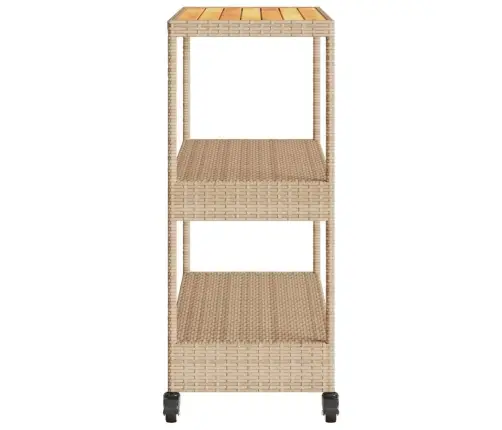 Bāra Ratiņi, 4 Līmeņi, Bēša Pe Rotangpalma, Akācijas Koks Vidaxl