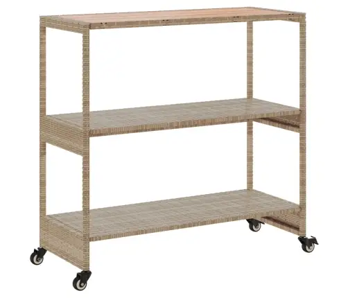 Bāra Ratiņi, 4 Līmeņi, Bēša Pe Rotangpalma, Akācijas Koks Vidaxl