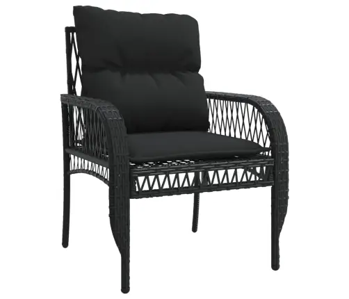 4-Daļīgs Dārza Dīvāna Komplekts Ar Matračiem, Pe Rotangpalma Vidaxl