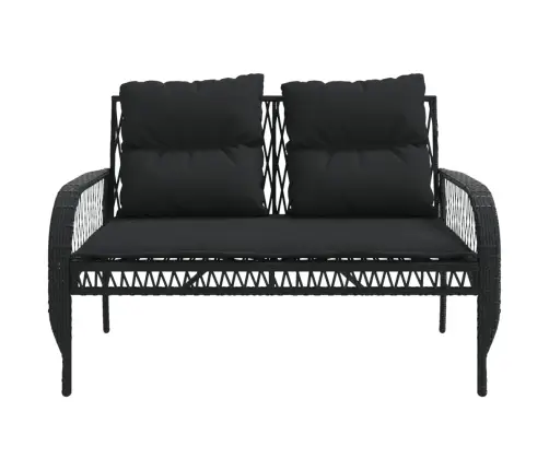 4-Daļīgs Dārza Dīvāna Komplekts Ar Matračiem, Pe Rotangpalma Vidaxl