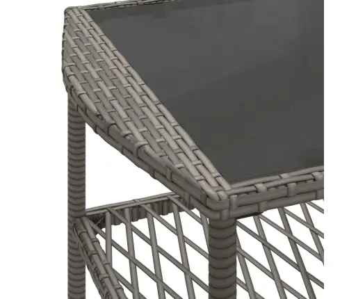 Sodo Komplektas Su Pagalvėlėmis, 4 Dalių, Pilkas, Poliratanas Sodo Komplektas Su Pagalvėlėmis, 4 Dalių, Pilkas, Poliratanas