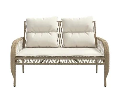 4-Osaline Aiadiivani Komplekt Patjadega, Beež, Polürotang