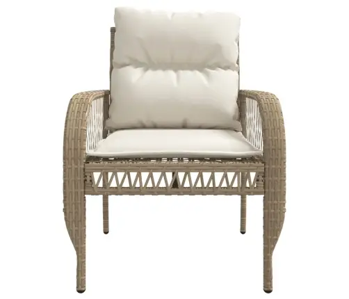 4-Osaline Aiadiivani Komplekt Patjadega, Beež, Polürotang