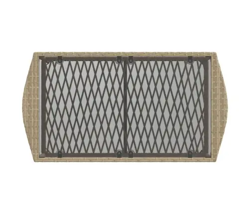 4-Osaline Aiadiivani Komplekt Patjadega, Beež, Polürotang