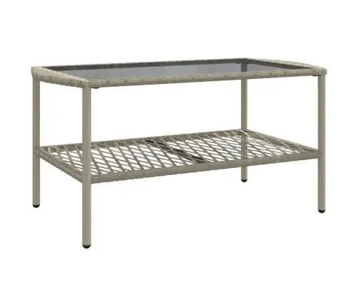 4-Osaline Aiamööblikomplekt Patjadega, Helehall, Polürotang