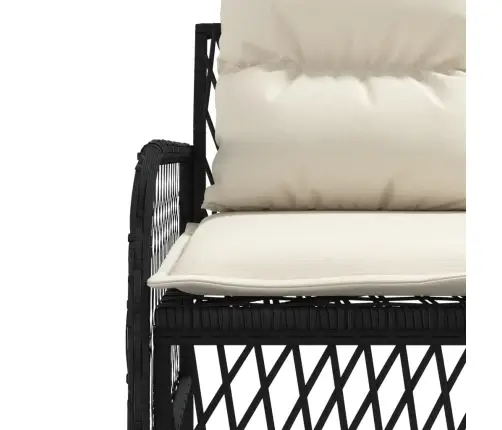 2-Daļīgs Dārza Dīvāna Komplekts Ar Matračiem, Pe Rotangpalma Vidaxl