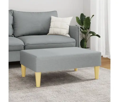 Kājsoliņš, 77X55X31 Cm, Gaiši Pelēks Audums Vidaxl Kājsoliņš, 77X55X31 Cm, Gaiši Pelēks Audums Vidaxl