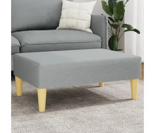 Kājsoliņš, 77X55X31 Cm, Gaiši Pelēks Audums Vidaxl Kājsoliņš, 77X55X31 Cm, Gaiši Pelēks Audums Vidaxl