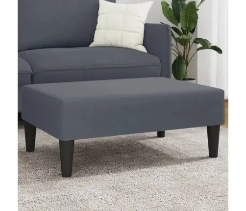 Kājsoliņš, 77X55X31 Cm, Tumši Pelēks Samts Vidaxl