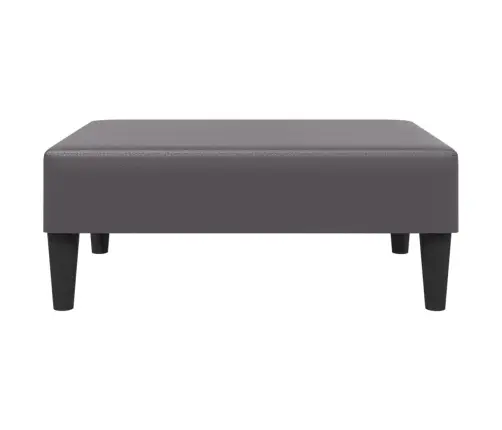 Kājsoliņš, 77X55X31 Cm, Pelēka Mākslīgā Āda Vidaxl