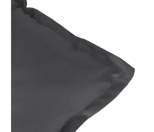 Kõrge Seljatoega Toolipadjad 2 Tk, Antratsiithall, 120X50X7 Cm