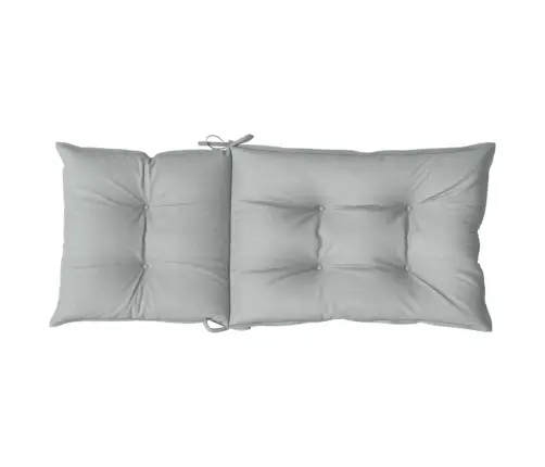 Dārza Krēslu Spilveni, 2 Gab., Gaiši Pelēki, 120X50X7Cm, Audums Vidaxl