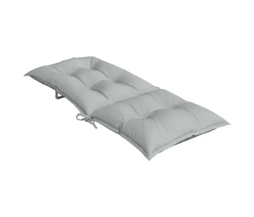 Kõrge Seljatoega Toolipadjad 6 Tk, Helehall, 120X50X7cm Kangas