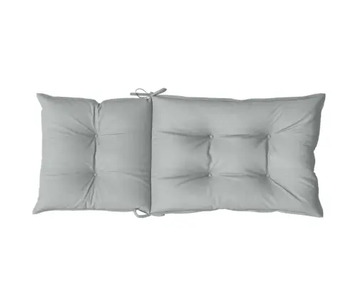 Kõrge Seljatoega Toolipadjad 6 Tk, Helehall, 120X50X7cm Kangas