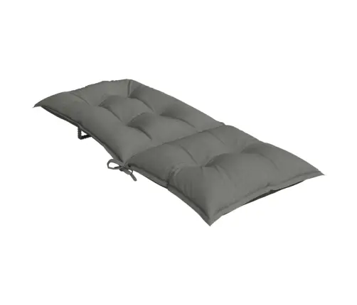 Kėdės Pagalvėlės, 4Vnt., Tamsiai Pilkos, 120X50X7cm Audinys