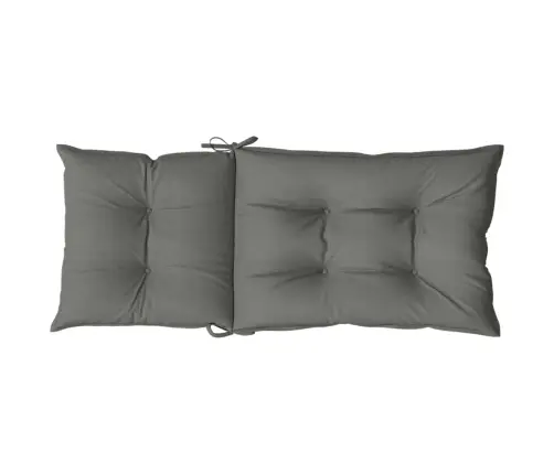 Kėdės Pagalvėlės, 4Vnt., Tamsiai Pilkos, 120X50X7cm Audinys