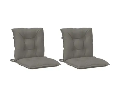 Madala Seljatoega Padjad 2 Tk, Tumehall, 100X50X7 cm Kangas