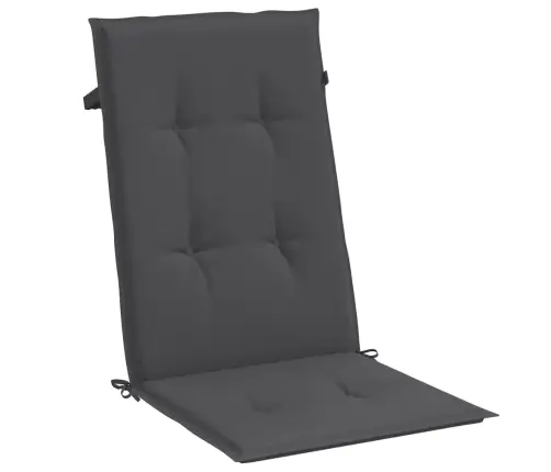 Dārza Krēslu Spilveni, 6 Gab., Antracītpelēki, 120X50X4 Cm Vidaxl