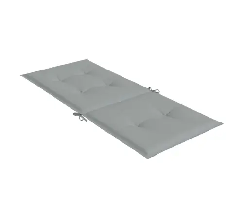 Dārza Krēslu Spilveni, 2 Gab., Gaiši Pelēki, 120X50X4Cm, Audums Vidaxl