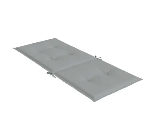 Dārza Krēslu Spilveni, 6 Gab., Gaiši Pelēki, 120X50X4Cm, Audums Vidaxl