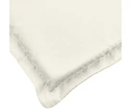 Dārza Krēslu Spilveni, 2 Gab., Krēmkrāsā, 120X50X4 Cm, Audums Vidaxl