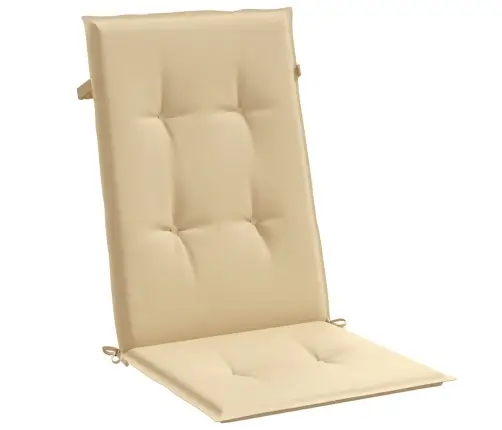 Dārza Krēslu Spilveni, 2 Gab., Bēši, 120X50X4 Cm, Audums Vidaxl