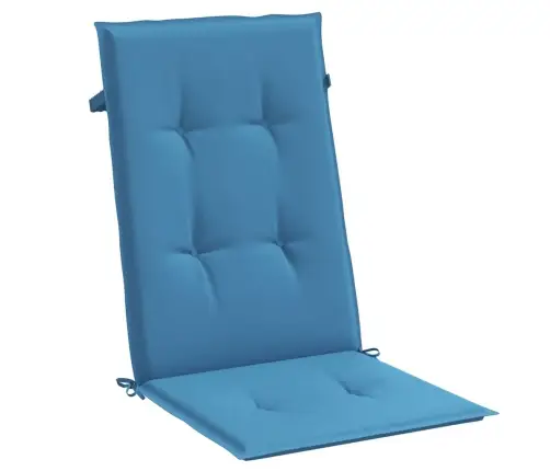 Dārza Krēslu Spilveni, 6 Gab., Zili, 120X50X4 Cm, Audums Vidaxl